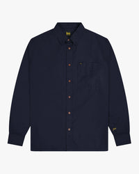 Lee Gold Oxford Button Up Shirt - Rebel Navy