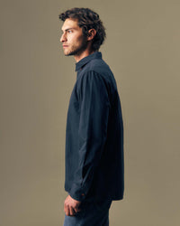 Lee Gold Oxford Button Up Shirt - Rebel Navy