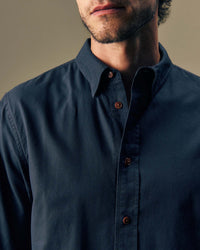 Lee Gold Oxford Button Up Shirt - Rebel Navy