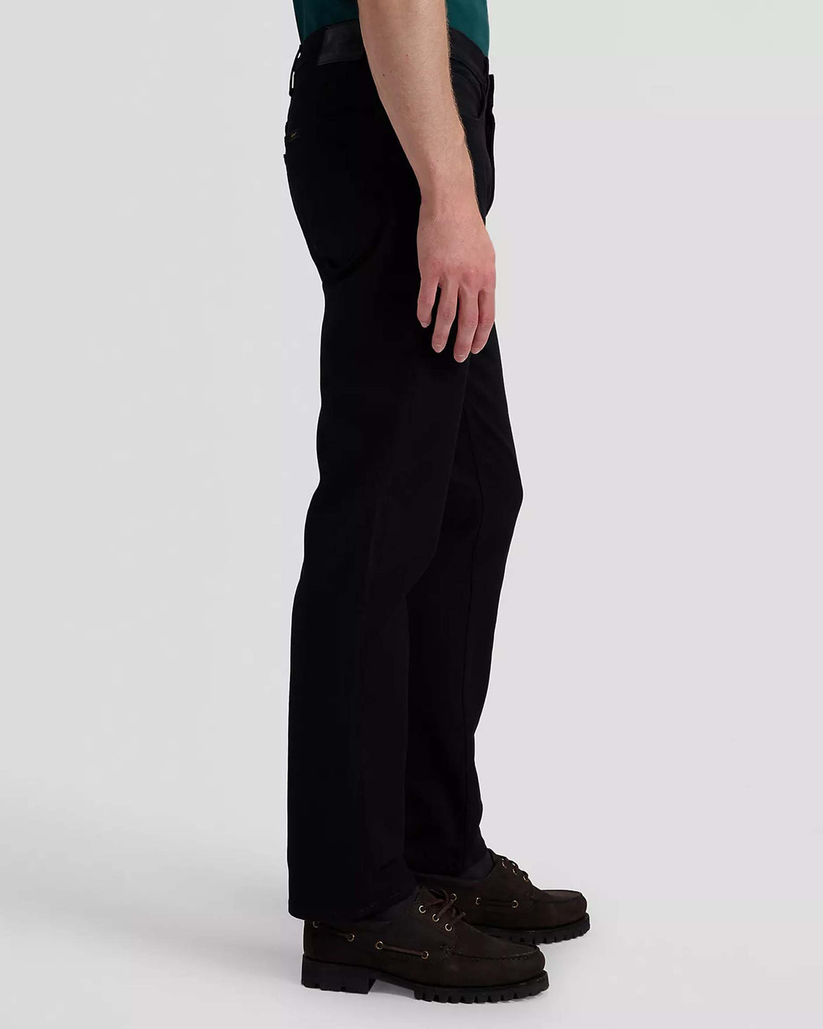 Lee West Relaxed Straight Mens Jeans - Base Black