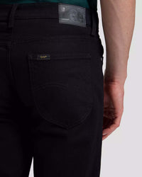 Lee West Relaxed Straight Mens Jeans - Base Black