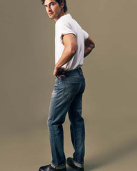 Lee Gold Regular Straight Selvedge Mens Jeans - Gold Rush