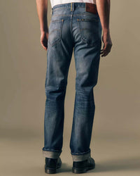 Lee Gold Regular Straight Selvedge Mens Jeans - Gold Rush