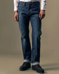 Lee Gold Regular Straight Selvedge Mens Jeans - Golden Age