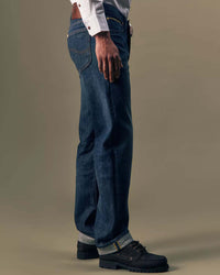 Lee Gold Regular Straight Selvedge Mens Jeans - Golden Age