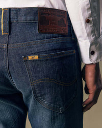 Lee Gold Regular Straight Selvedge Mens Jeans - Golden Age