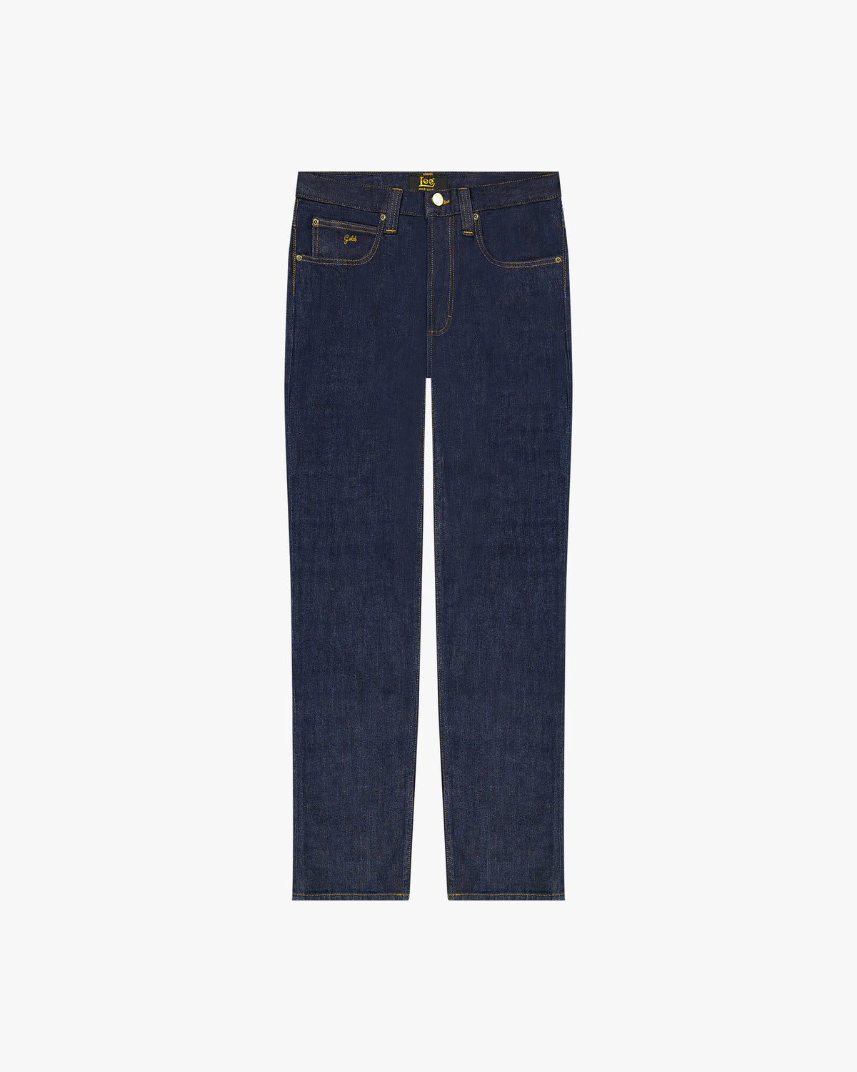 Lee Gold Regular Tapered Mens Jeans - Pure Gold
