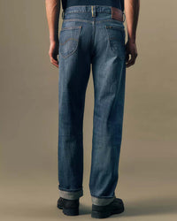Lee Gold Relaxed Tapered Selvedge Mens Jeans - Golden Hour