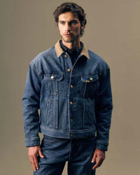Lee Gold Relaxed Storm Rider Selvedge Denim Jacket - Golden Hour