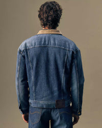 Lee Gold Relaxed Storm Rider Selvedge Denim Jacket - Golden Hour