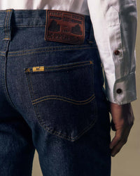 Lee Gold Regular Straight Mens Jeans - Pure Gold