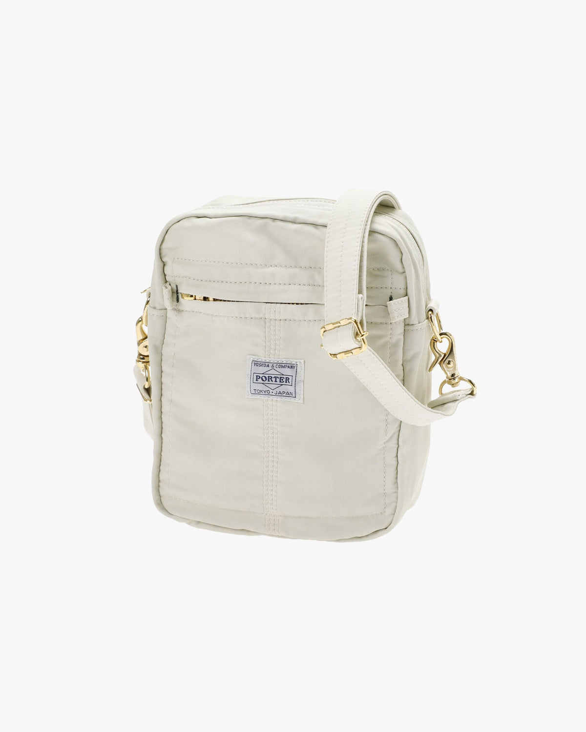 Porter-Yoshida & Co. Mile Vertical Shoulder Bag - White | Porter-Yoshida & Co. Bags | JEANSTORE