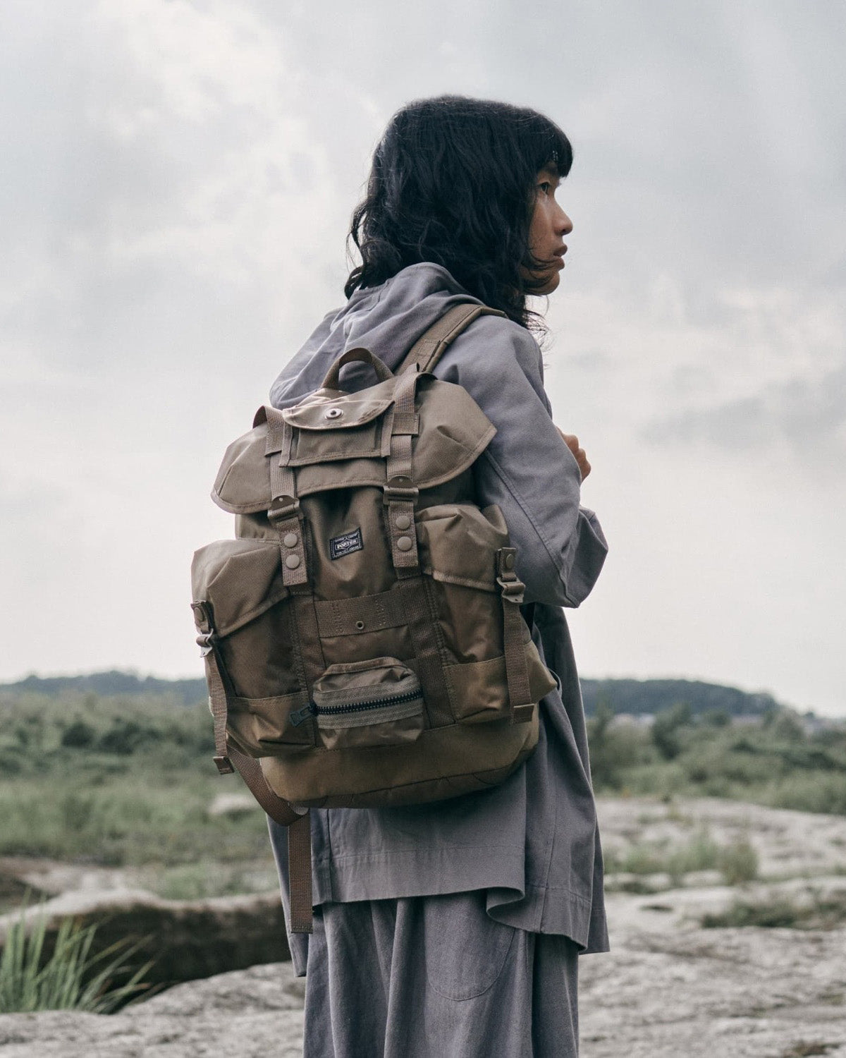 Porter-Yoshida & Co. All Alice Pack with Pouches - Beige | Porter-Yoshida & Co. Bags | JEANSTORE