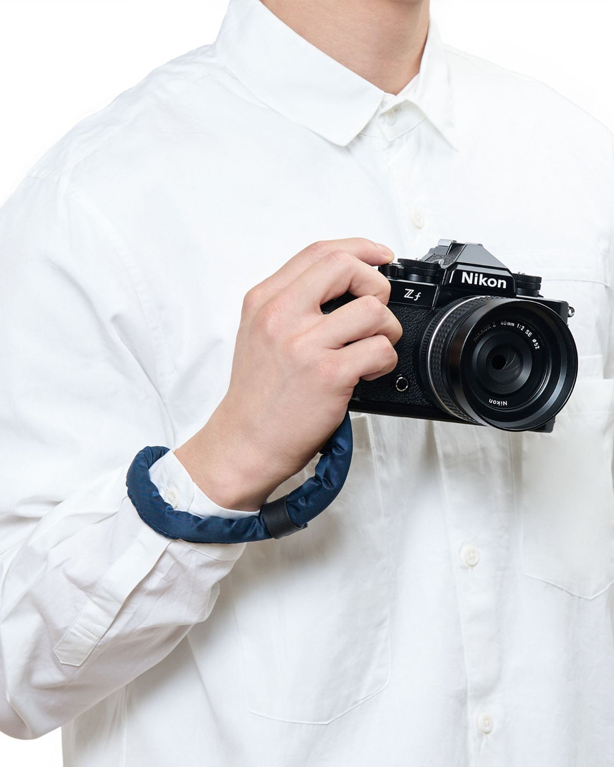Porter-Yoshida & Co. Bresson Nylon Twill Camera Hand Strap - Navy