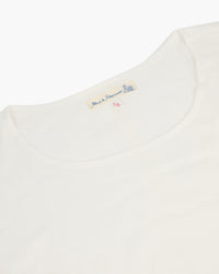 Merz b. Schwanen 114 4.6oz 1920s Loopwheeled Tee - White | Merz b. Schwanen T Shirts | JEANSTORE