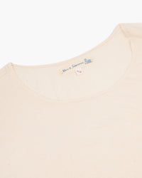 Merz b. Schwanen Good Originals 114 4.6oz 1920s Loopwheeled Tee - Nature | Merz b. Schwanen T Shirts | JEANSTORE