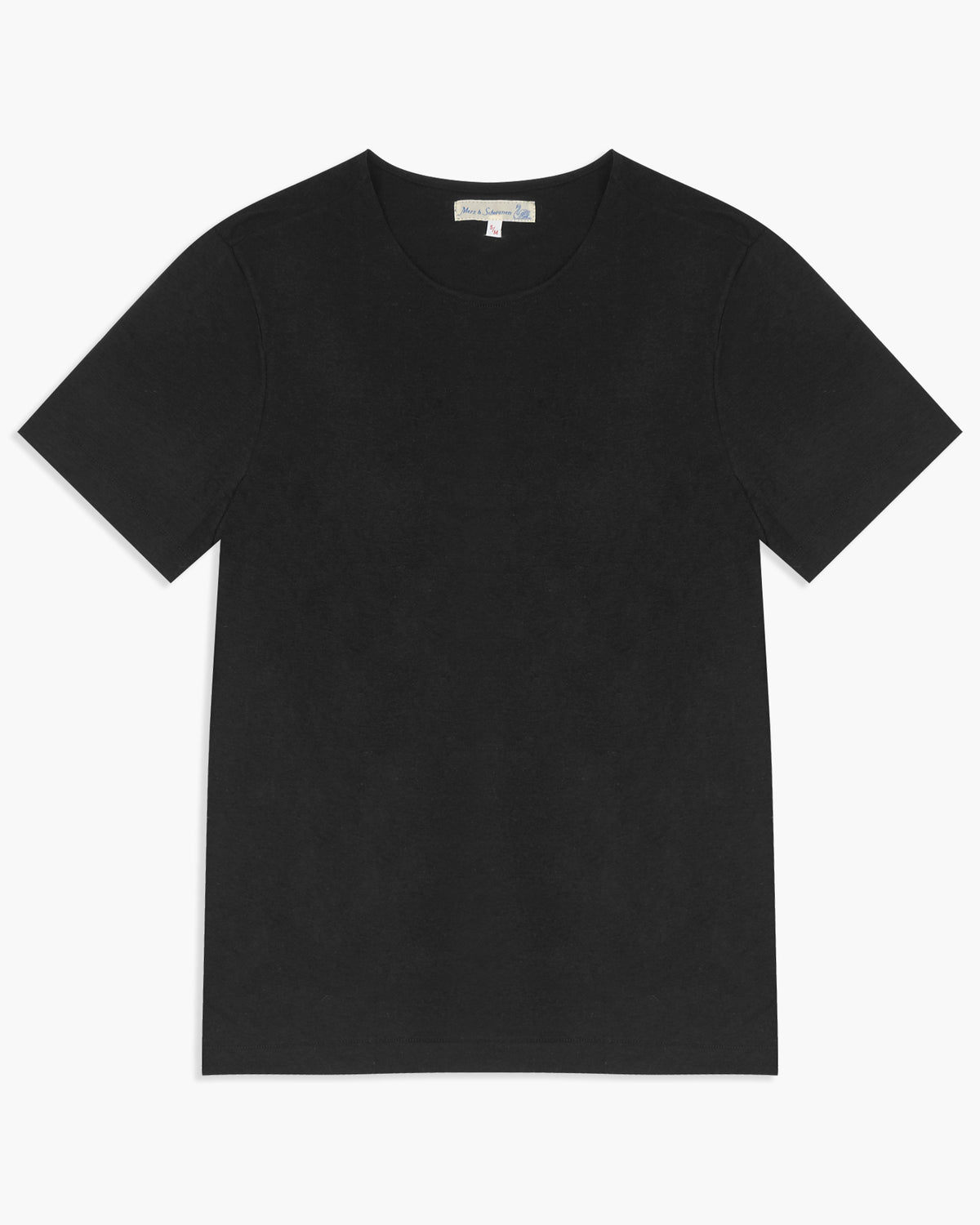 Merz b. Schwanen 114 4.6oz 1920s Loopwheeled Tee - Charcoal | Merz b. Schwanen T Shirts | JEANSTORE