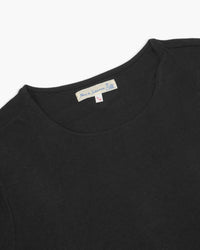 Merz b. Schwanen 114 4.6oz 1920s Loopwheeled Tee - Charcoal | Merz b. Schwanen T Shirts | JEANSTORE