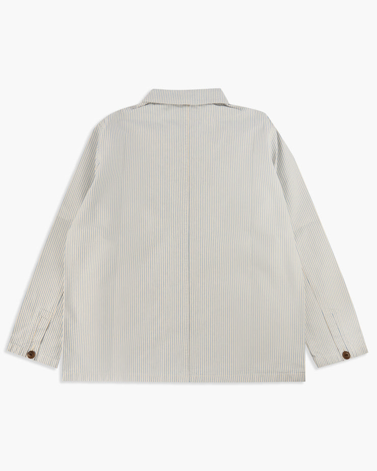 Le Mont St Michel Vins Striped Work Jacket - Blue | Le Mont St Michel Jackets & Coats | JEANSTORE