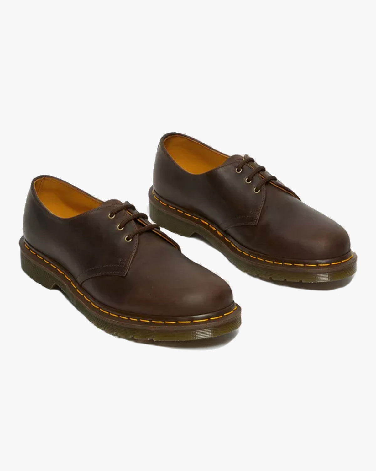 Dr Martens 1461 Shoes - Dark Brown Crazy Horse