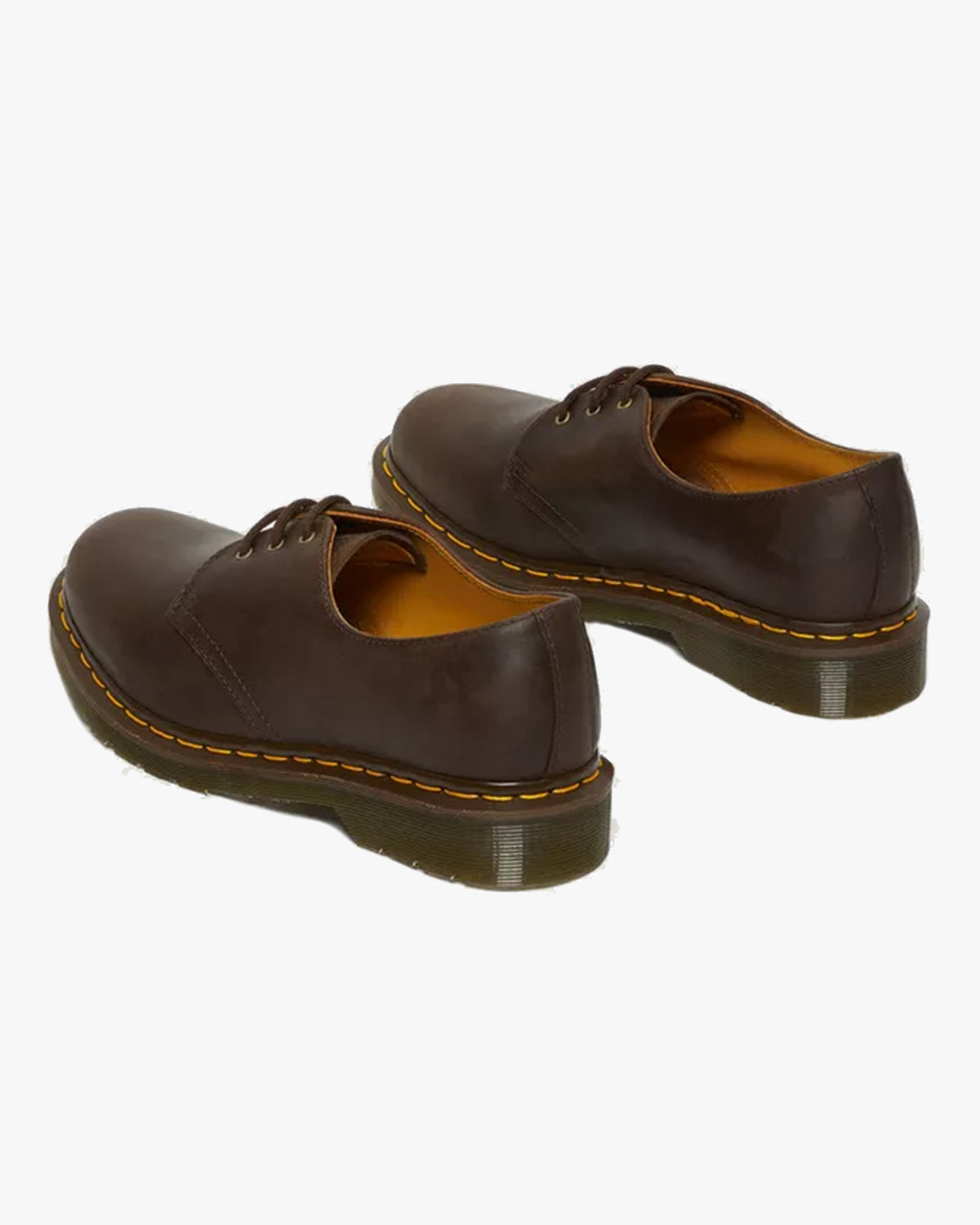 Dr Martens 1461 Shoes - Dark Brown Crazy Horse