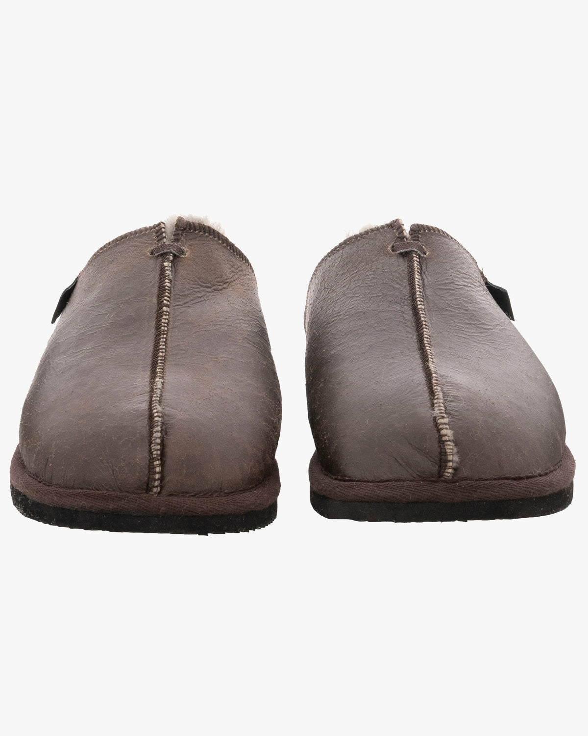 Shepherd® Of Sweden Hugo Sheepskin Slippers - Stone Oiled Antique