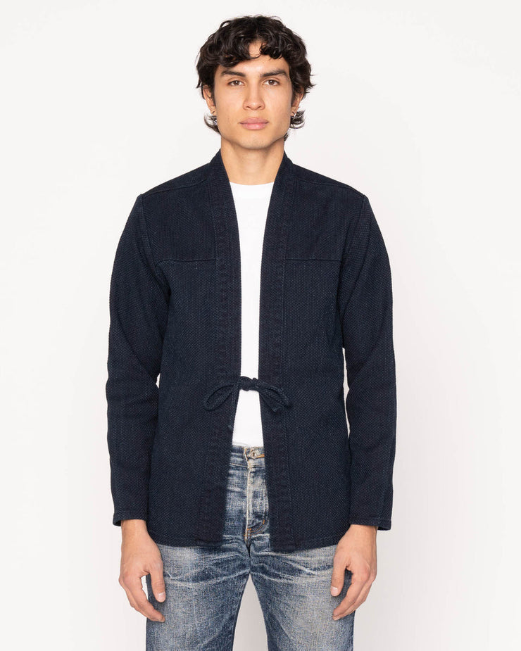 Naked & Famous Denim Kimono Shirt - Indigo Sashiko | Naked & Famous Denim Jackets & Coats | JEANSTORE