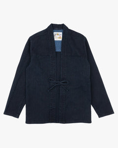 Naked & Famous Denim Kimono Shirt - Indigo Sashiko
