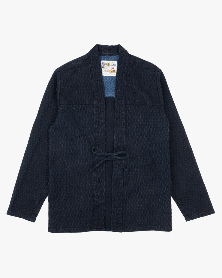 Naked & Famous Denim Kimono Shirt - Indigo Sashiko | Naked & Famous Denim Jackets & Coats | JEANSTORE