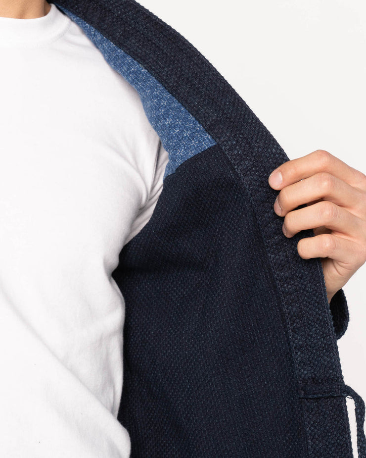 Naked & Famous Denim Kimono Shirt - Indigo Sashiko | Naked & Famous Denim Jackets & Coats | JEANSTORE