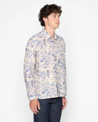 Naked & Famous Denim True Shirt - Linen Cats | Naked & Famous Denim Shirts | JEANSTORE