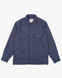 Naked & Famous Denim Herringbone Triple Twist Work Shirt - Indigo | Naked & Famous Denim Shirts | JEANSTORE