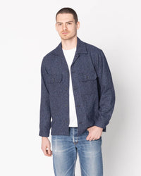 Naked & Famous Denim Herringbone Triple Twist Work Shirt - Indigo | Naked & Famous Denim Shirts | JEANSTORE