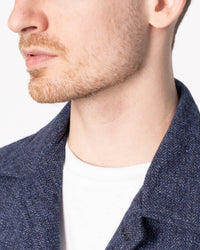 Naked & Famous Denim Herringbone Triple Twist Work Shirt - Indigo | Naked & Famous Denim Shirts | JEANSTORE