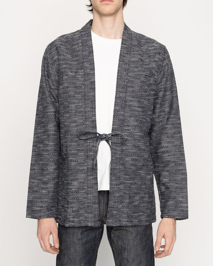 Naked & Famous Denim Kimono Shirt - Slub Sashiko Denim