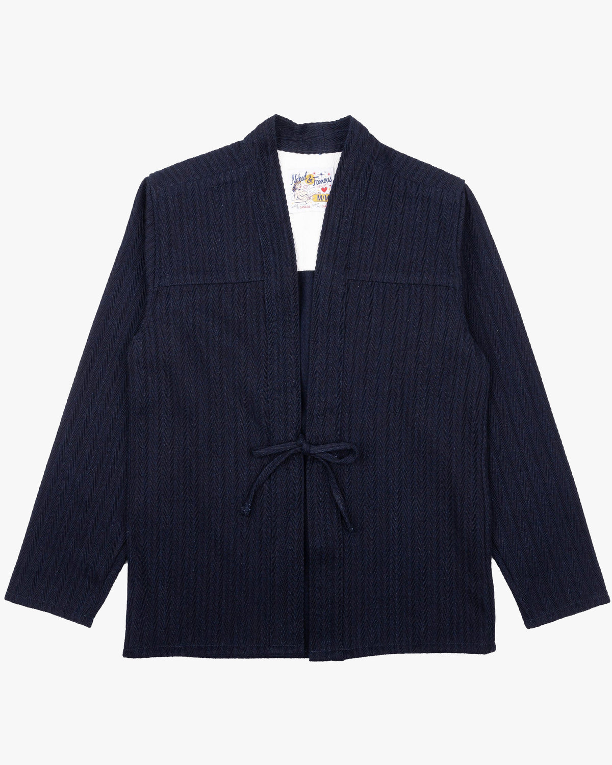 Naked & Famous Denim Kimono Shirt - Indigo Sugiaya | Naked & Famous Denim Shirts | JEANSTORE
