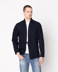 Naked & Famous Denim Kimono Shirt - Indigo Sugiaya | Naked & Famous Denim Shirts | JEANSTORE