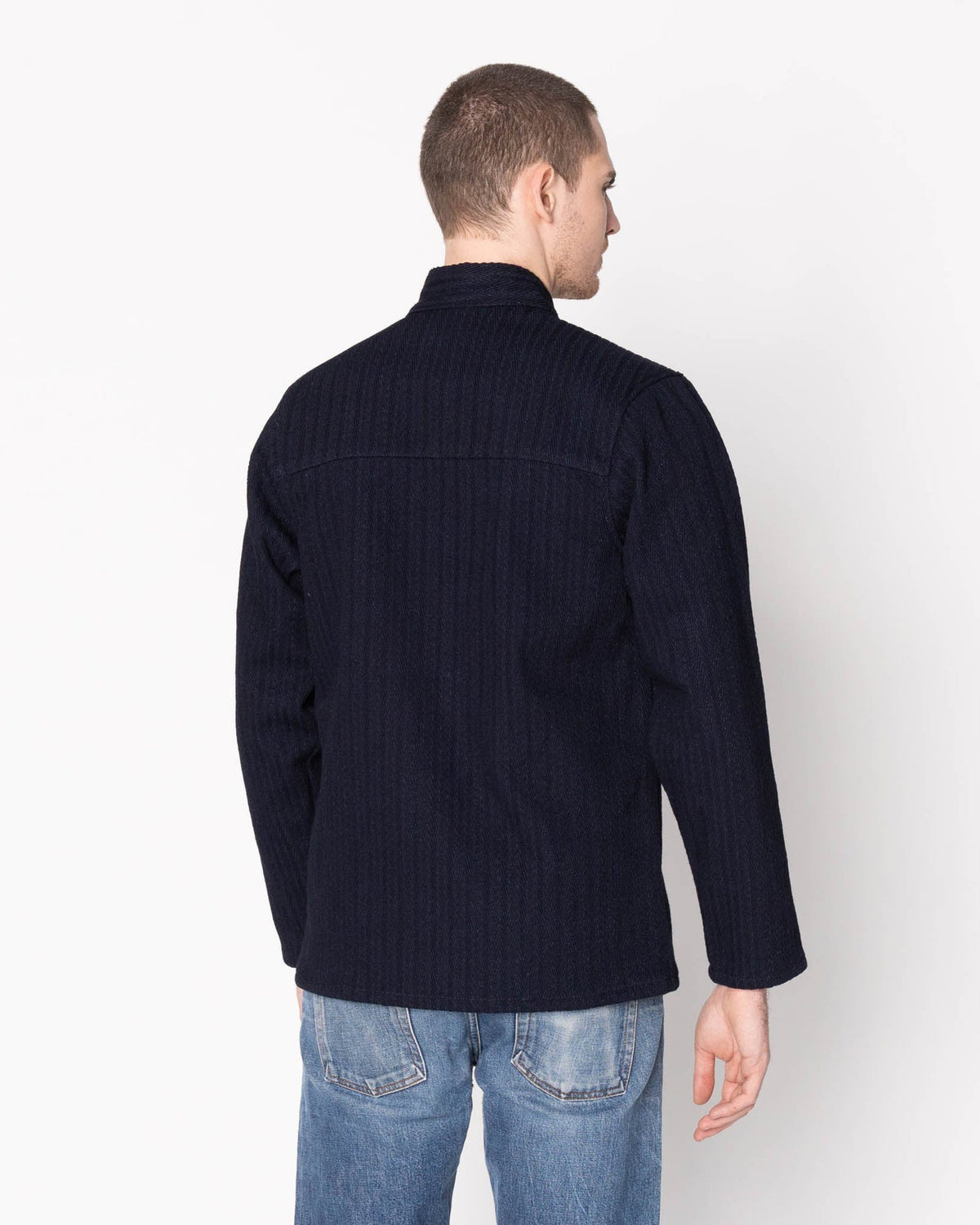 Naked & Famous Denim Kimono Shirt - Indigo Sugiaya | Naked & Famous Denim Shirts | JEANSTORE