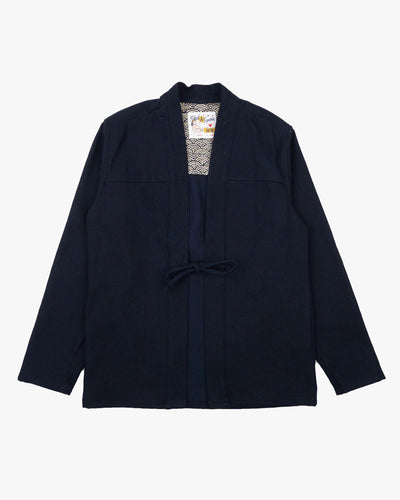 Naked & Famous Denim Kimono Shirt - Maekake Dobby
