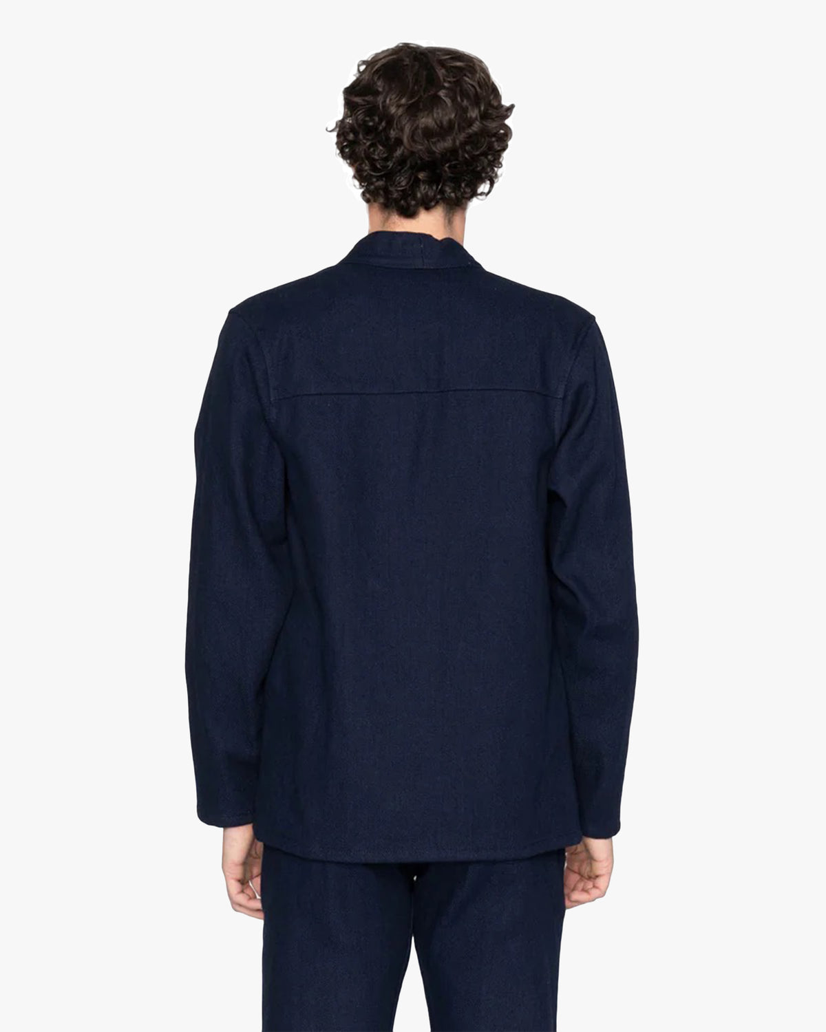 Naked & Famous Denim Kimono Shirt - Maekake Dobby