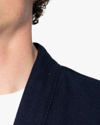 Naked & Famous Denim Kimono Shirt - Maekake Dobby