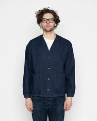 Naked & Famous Denim Wise Guy Jacket - Vertical Slub Denim | Naked & Famous Denim Jackets & Coats | JEANSTORE