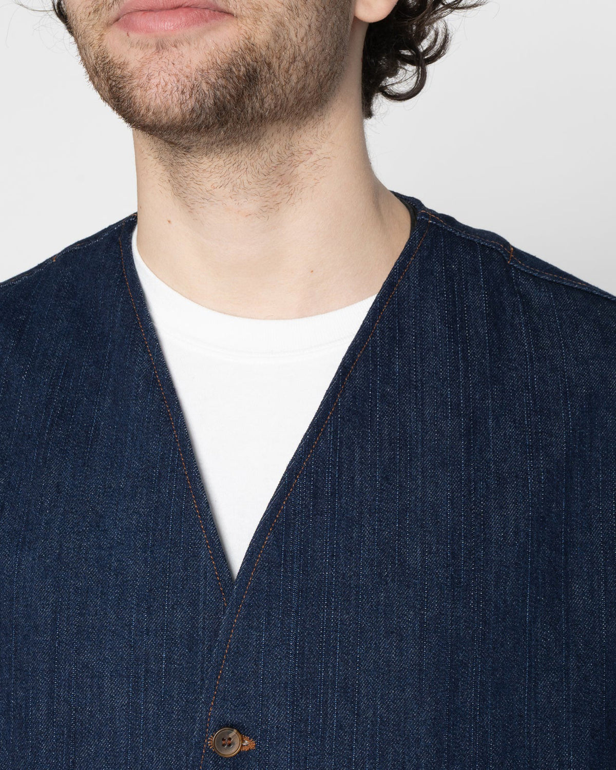 Naked & Famous Denim Wise Guy Jacket - Vertical Slub Denim | Naked & Famous Denim Jackets & Coats | JEANSTORE