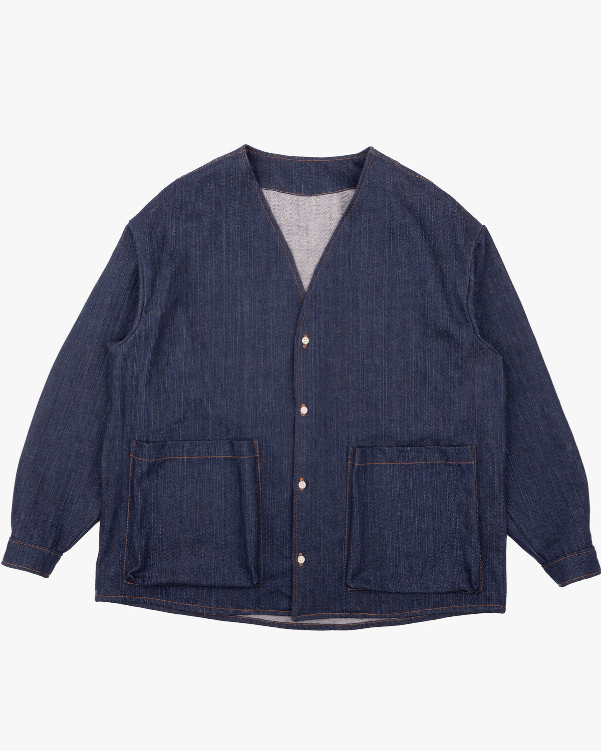 Naked & Famous Denim Wise Guy Jacket - Vertical Slub Denim | Naked & Famous Denim Jackets & Coats | JEANSTORE