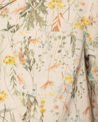 Naked & Famous Denim Aloha Shirt - Flowers Painting