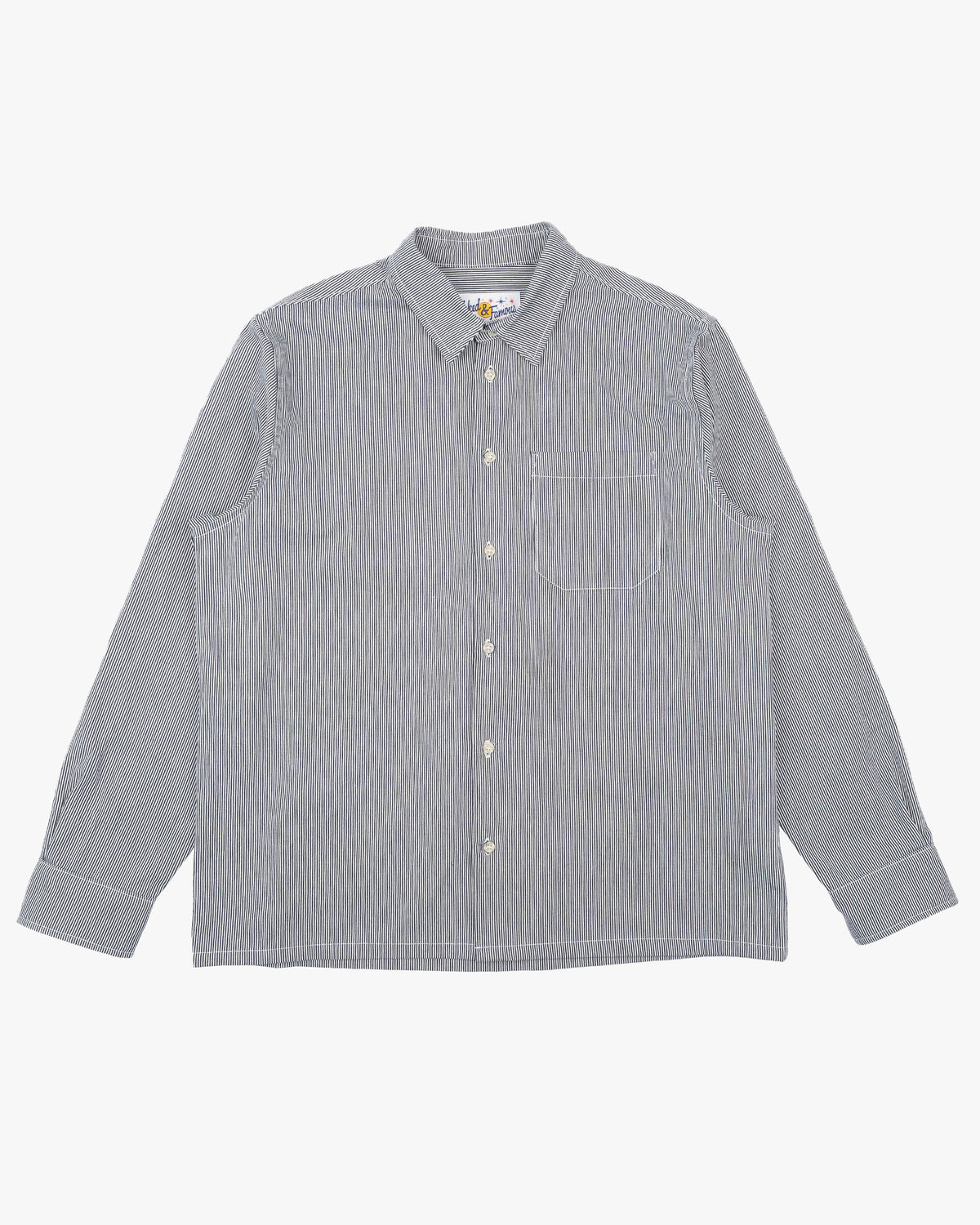 Naked & Famous Denim True Shirt - Organic Hickory | Naked & Famous Denim Shirts | JEANSTORE