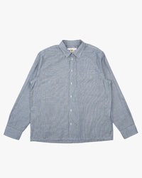 Naked & Famous Denim True Shirt - Indigo Stripe Selvedge | Naked & Famous Denim Shirts | Jeanstore