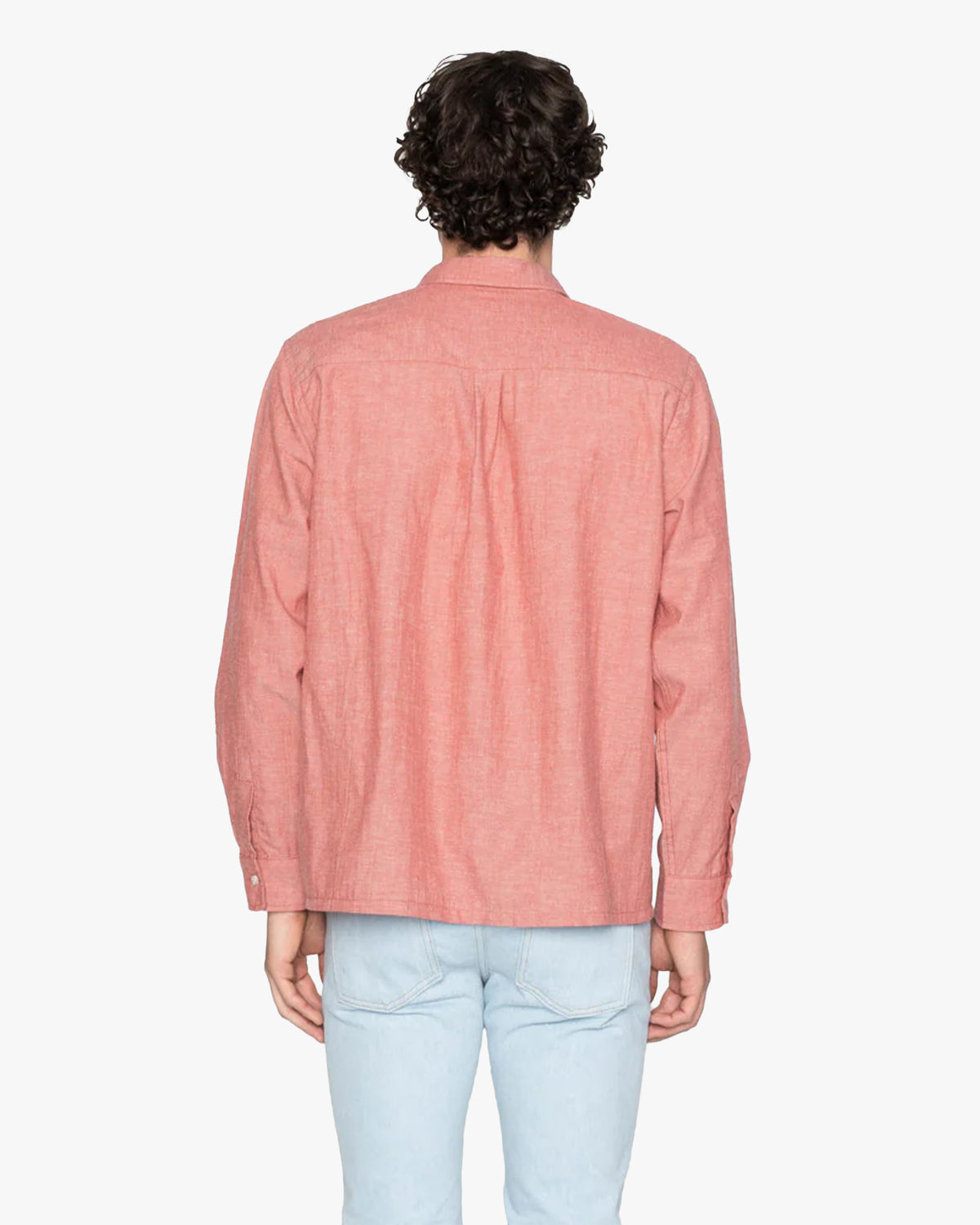 Naked & Famous Denim True Shirt - Red Selvedge Chambray | Naked & Famous Denim Shirts | Jeanstore