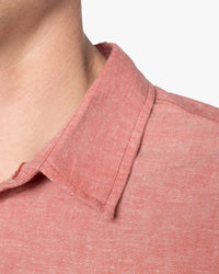 Naked & Famous Denim True Shirt - Red Selvedge Chambray | Naked & Famous Denim Shirts | Jeanstore