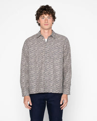 Naked & Famous Denim True Shirt - Seigaiha Waves